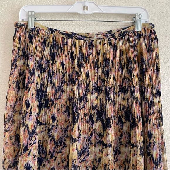 Broadway & Broome for J.Crew Size 8 Multi-Color Pleated Mini Skirt - Picture 7 of 11